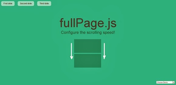 Full screen JQuery easy scrolling slider