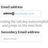 auto fill email jquery script