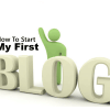 How to start first blog