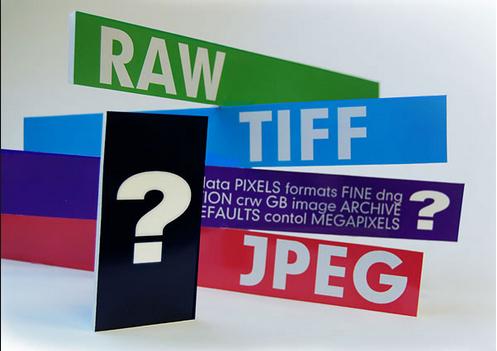 Various file formats to store images