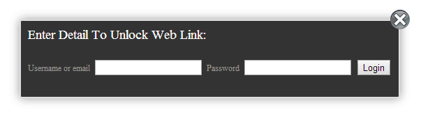 Protect Link With Login Id and Password Without Database