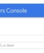 google developer console create project