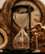 Shallow Focus of Clear Hourglass